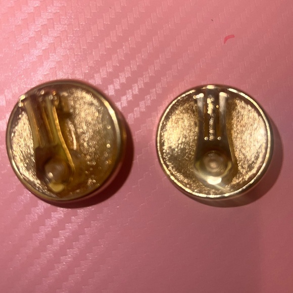 Christian Dior Earrings Interwoven Pattern - Picture 4 of 7